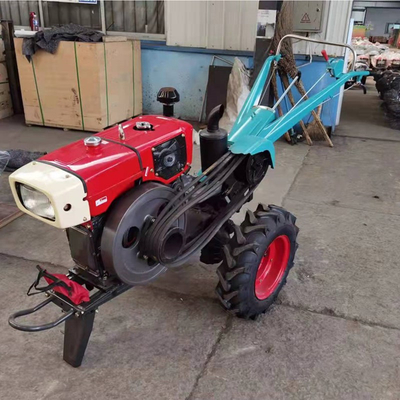 Durable Mini Tractor In Belt System For Cultivation Manual Power Tiller Belt Driven Tractor