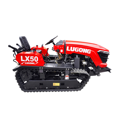 Ariculture Lugong Mini Farm Tools Cultivator Rotary Tiller Agricultural Crawler Tractor