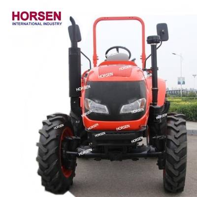Hot selling farms 40 hp compact farm wheel tractor, tractor front end loader, rotary tiller price made in china by Horsen
